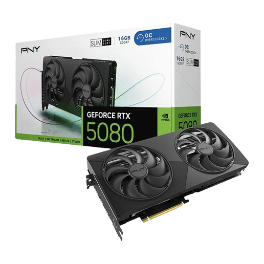 PNY GeForce RTX 5080 16GB Dual-Fan Slim OC